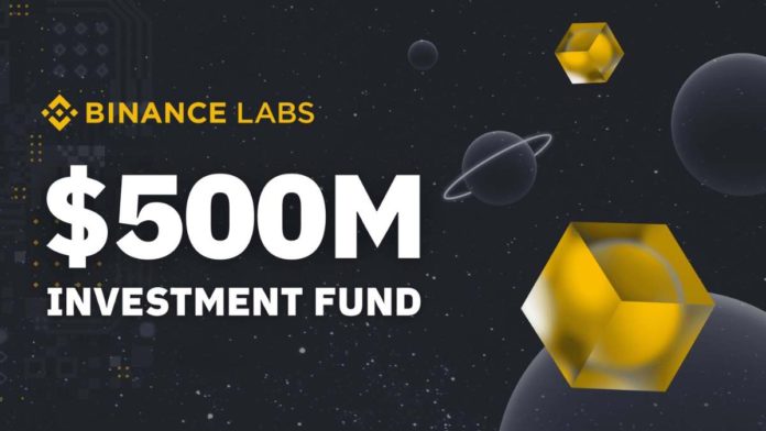 Binance Labs raises $500 million Investment Fund
