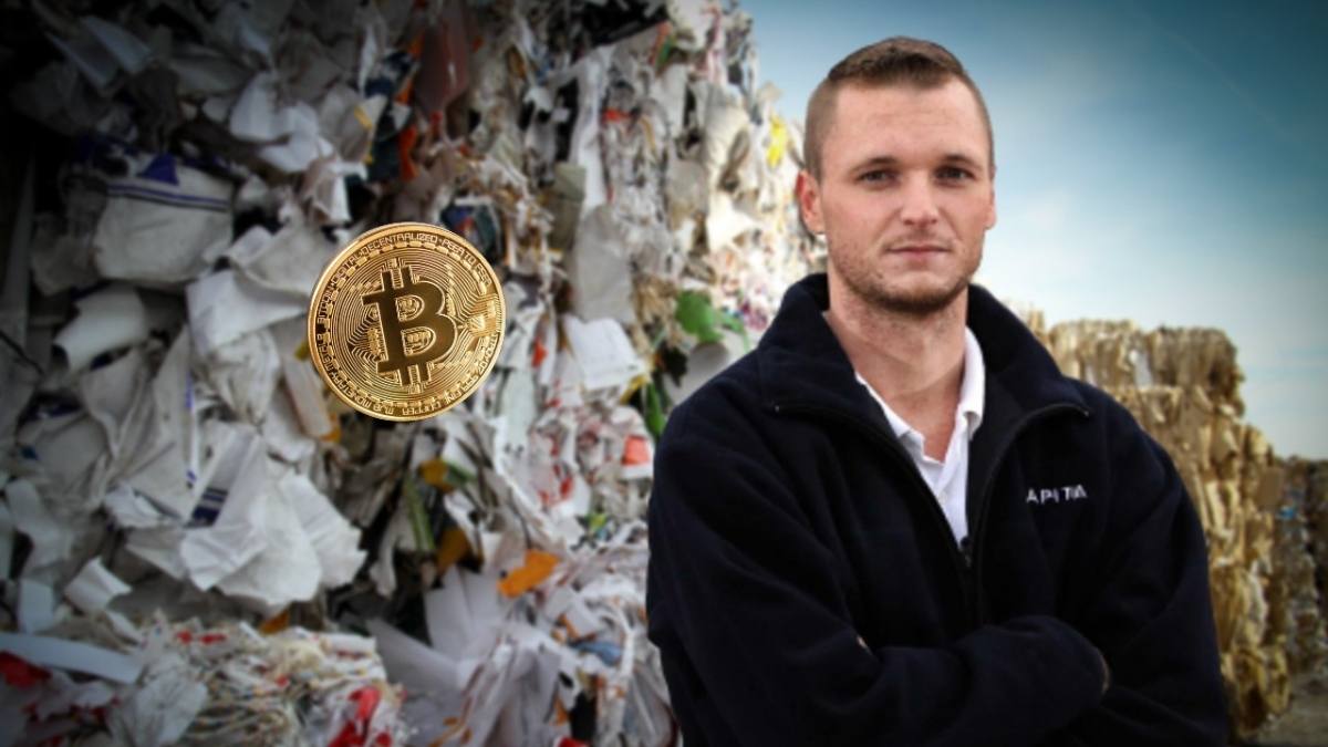 man throw away hard drive with bitcoins wiki