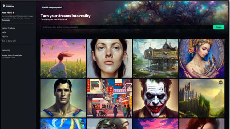 DeviantArt releases DreamUp AI art generator, faces Backlash