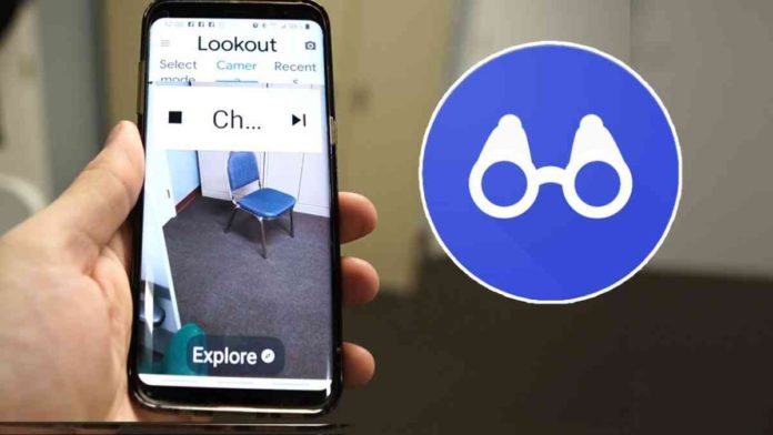 Google AI-driven feature Assisted Vision Lookout app