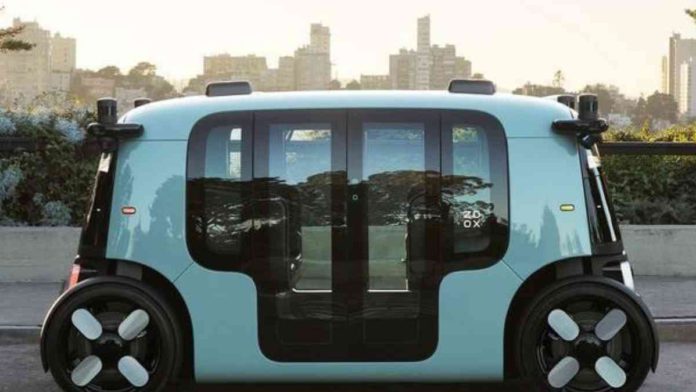 Amazon’s Autonomous Electric Vehicle Zoox Vegas