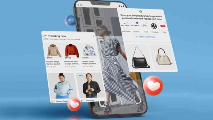 Google shopping feature AI foresee clothing different body types