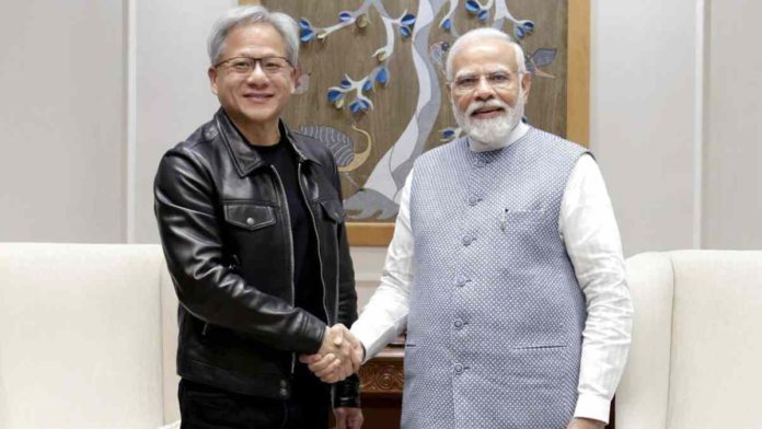NVIDIA CEO Meets with PM Modi India